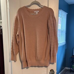 Liz Claiborne Women's Peach Sweater